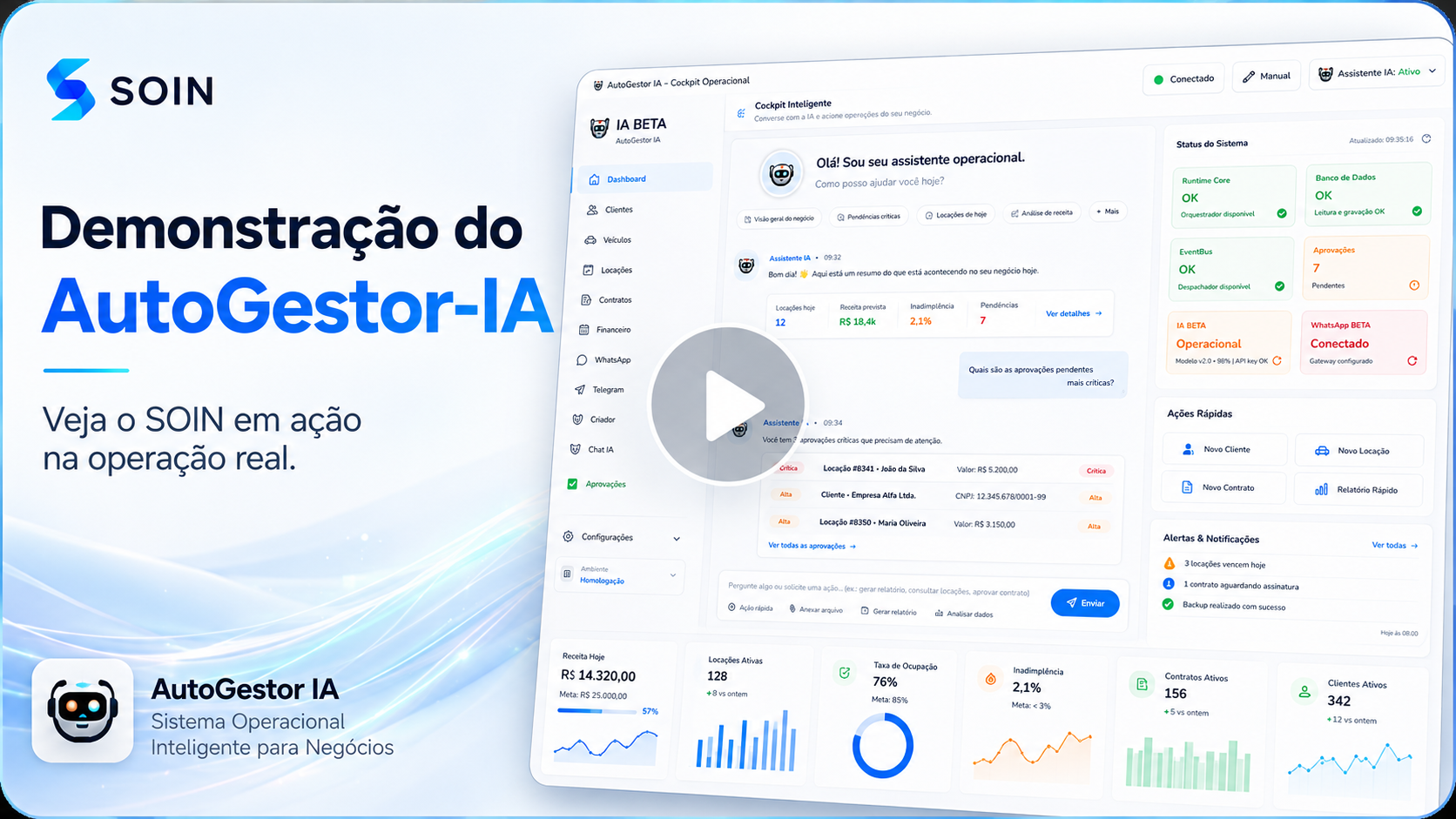 Demonstração do AutoGestor-IA